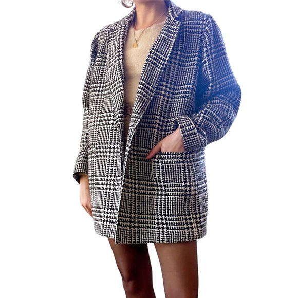 Talbots Houndstooth Blazer Jacket - Picture 8 of 12